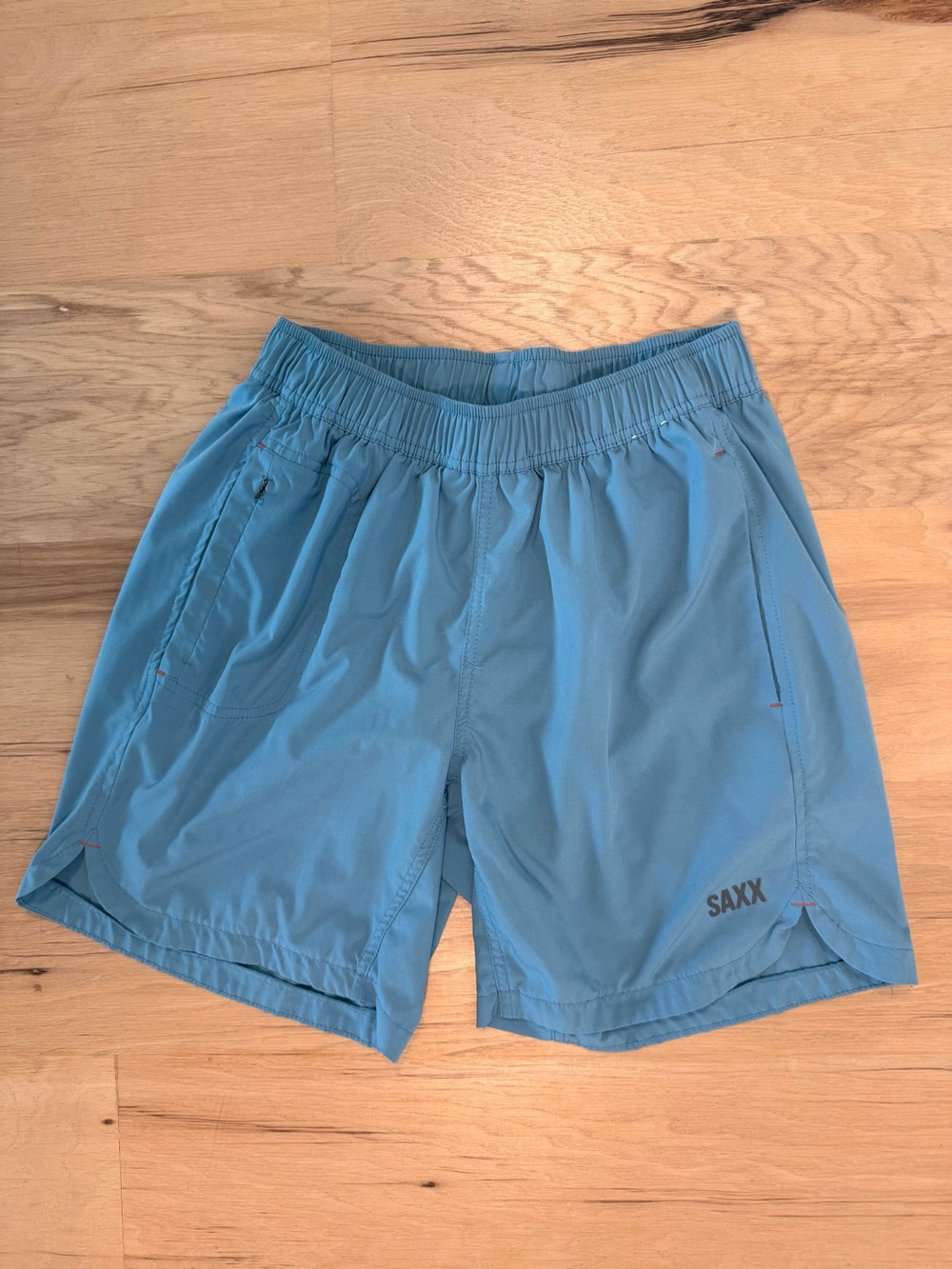 Saxx Men’s Teal-Blue Performance Shorts